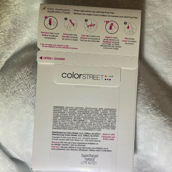 Limited Edition Color Street Nail Polish Strips in Neon Shade “Supercharged” - Picture 7 of 8